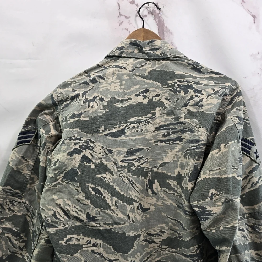 Military Jacket 36L Small Medium Digital Camo Desert Top Shirt Air Force Assault